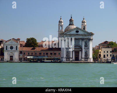 Venezia - edifici lungo il Canale della Giudecca Foto Stock