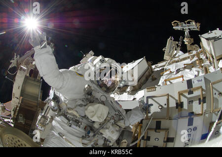 ISS-32 American EVA b6 Sunita Williams Foto Stock