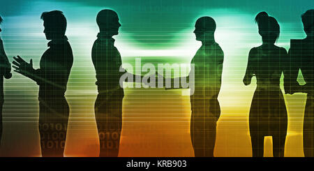 Gente di affari Foto Stock