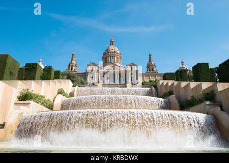 Il Palau Nacional Foto Stock