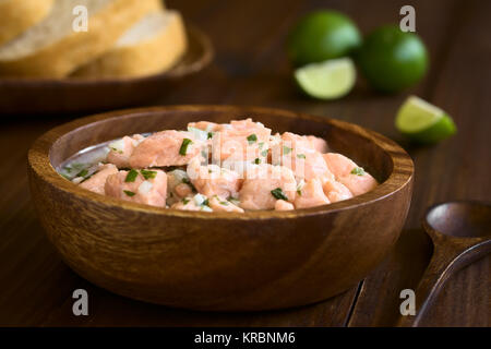 Salmone cileno ceviche Foto Stock