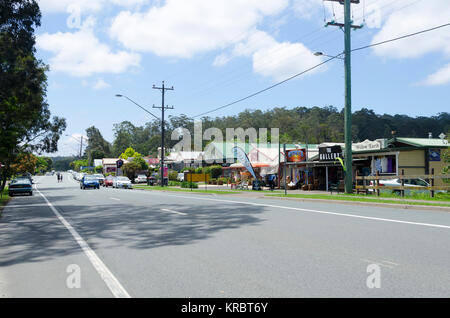 Negozi di articoli da regalo, Main Street, Mogo, Nuovo Galles del Sud, Australia Foto Stock