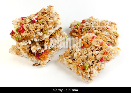 Grani croccanti granola bar Foto Stock