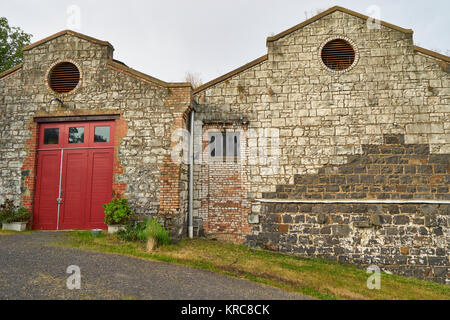 Immagini delle pareti esterne del vivente mueseum di occidente Maribyrnong, Melbourne Foto Stock