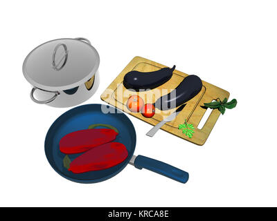 La pentola per le mani con pancake, cucinando a casa Foto stock - Alamy