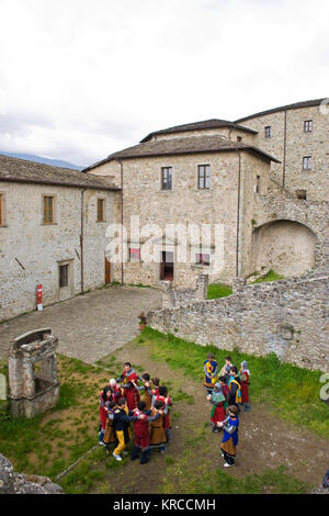 Castello del Piagnaro, Pontremoli, Toscana, Italia Foto Stock