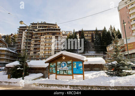 Sauze d'Oulx, provincia di Torino, Piemonte, Italia Foto Stock