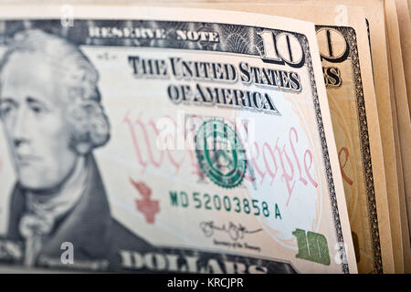 Dollari americani, un background aziendale Foto Stock