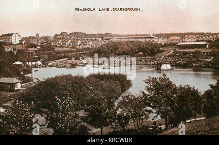 Peasholm Lake and Park, Scarborough, North Yorkshire Foto Stock