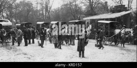 Van Horse Parade, Regent's Park, Londra Foto Stock