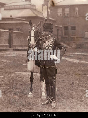 Il principe ereditario Wilhelm di Germania Foto Stock