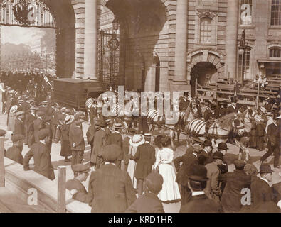 Prove della Processione di incoronazione Foto Stock