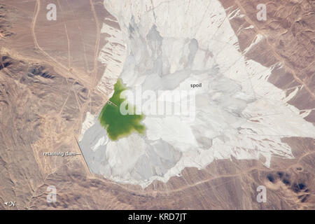 Escondida miniera di rame di deserto di Atacama Cile 2009-12-09 Foto Stock