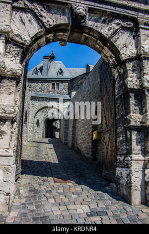 Burg Altena Märkischen im Kreis Foto Stock