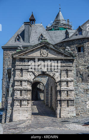 Burg Altena Märkischen im Kreis Foto Stock