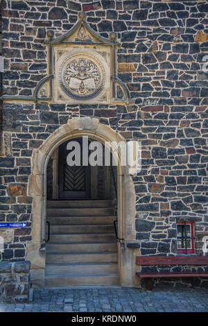 Burg Altena Märkischen im Kreis Foto Stock