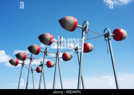 Boe ponte di stabilizzazione sul lago Foto Stock