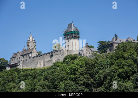 Burg Altena Märkischen im Kreis Foto Stock