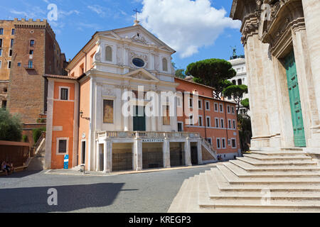 Mamertine prigione - Il più antico carcere di Roma (il luogo dove San Pietro e San Paolo e Vercingetorige erano detenuti) Foto Stock