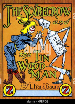 'Copertina di un opuscolo di versione di ''The scarecrow e lo stagno Wood-Man'' dal 1933. Jack Pumpkinhead è un carattere fictional da Oz serie del libro da L. Frank Baum. Questa versione è stata illustrata da John R. Neil che attingeva dalla maggior parte di The Wizard of Oz libri'. Foto Stock