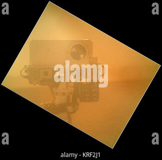 PIA16149-Mars Rover curiosità prende ritratto di auto Foto Stock