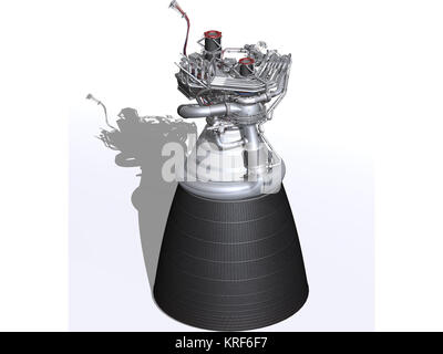 Artista Concetto di J-2X motore a razzo2 Foto Stock