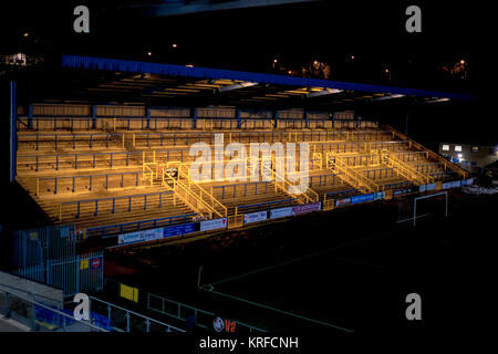 Halifax, West Yorkshire, Regno Unito. Xix Dec, 2017. Vista generale dello Stadio di Shay prima della FC Halifax Town v Macclesfield Town nel primo round del Trofeo FA Martedì 19 Dicembre 2017 a Shay, Halifax, West Yorkshire. Foto di Mark P Doherty. Credito: catturati Fotografia di luce limitata/Alamy Live News Foto Stock