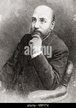 Sir Alexander Campbell Mackenzie, 1847 - 1935. Compositore scozzese, conduttore e insegnante. Visto qui all'età di 47 anni. Da The Strand Magazine, pubblicato da gennaio a giugno 1894. Foto Stock