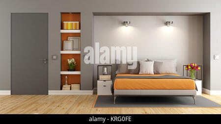 Contemporanee camere da letto master Foto Stock