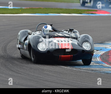 Justin Maeers, Charlie Martin Cooper Monaco, Stirling Moss trofeo, pre-61 auto sportive, Donington storica festa, aprile 2017, motor racing, motore Foto Stock