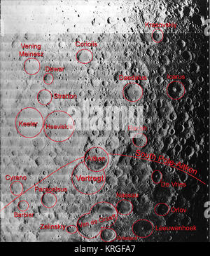 Il cratere Aitken Foto Stock