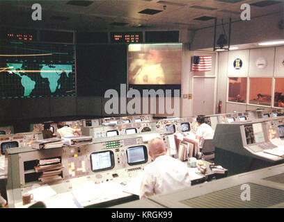 Operazioni Mission Control Room durante l'Apollo 13 Foto Stock