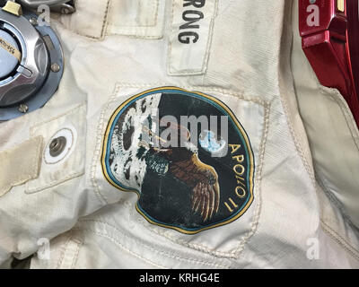 Neil-Armstrong-Apollo-11-spacesuit-mission-patch Foto Stock