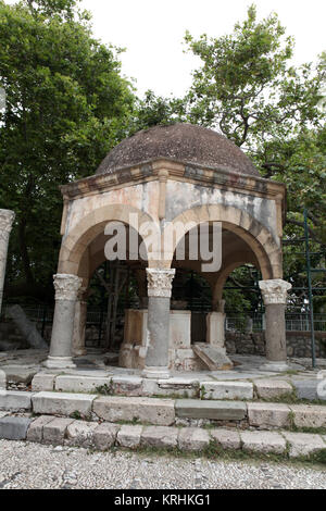 La Plateia del Platano di Ippocrate di Kos. La Grecia Foto Stock