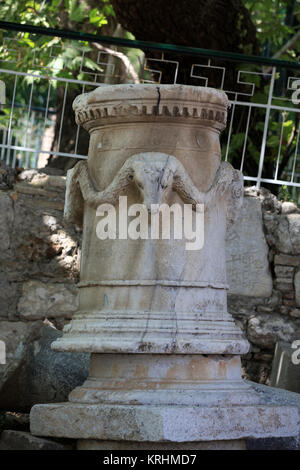 La Plateia del Platano di Ippocrate di Kos. La Grecia Foto Stock