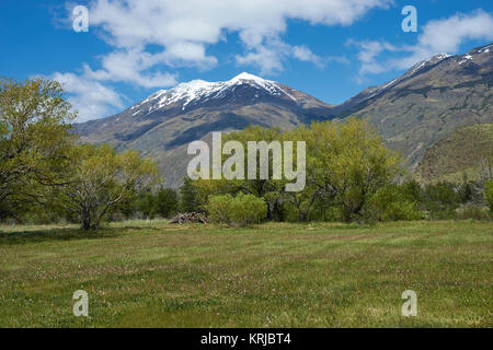 Paesaggio della Valle Chacabuco in Patagonia settentrionale, Cile Foto Stock