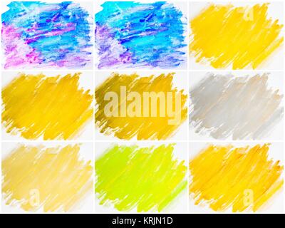 Collage di astratta color acqua sfondi testurizzata