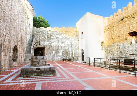 Frankopan Castello, Krk, Croazia Foto Stock