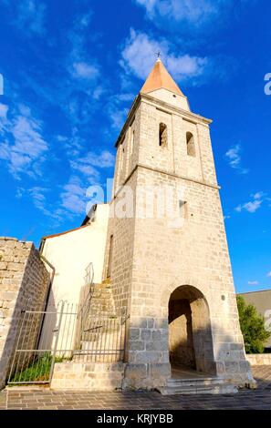 La chiesa di Nostra Signora della Salute, Krk, Croazia Foto Stock