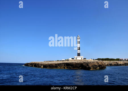 Faro di Cap d'Artrutx in menorca Foto Stock