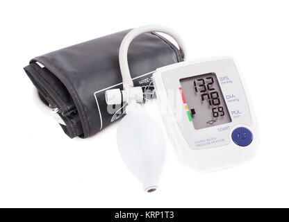 Ipertensione digital monitor della pressione del sangue - tonometro. Mi Stock Foto Stock