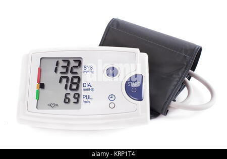 Ipertensione digital monitor della pressione del sangue - tonometro. Mi Stock Foto Stock