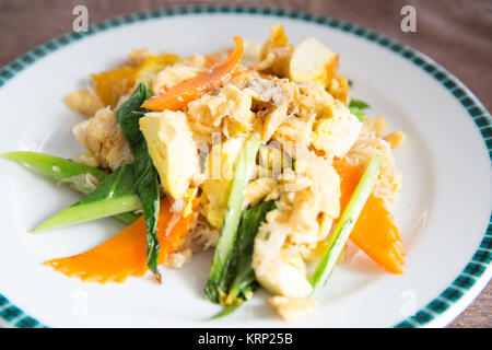 Stir-fried noodles tofu Foto Stock