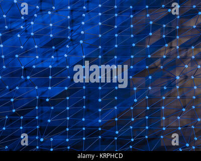 Cubo sfondo astratto. Il rendering 3D Foto Stock