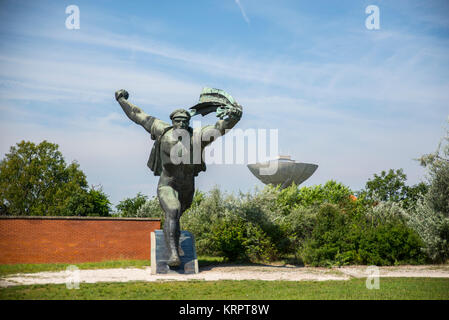 Repubblica del Consiglio del monumento, Memento Park, Budapest Foto Stock