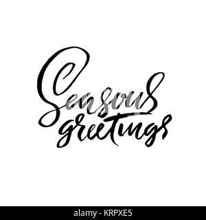 I migliori auguri di Buon Natale. Manoscritte spazzola moderno lettering. Vettore illustrazione di vacanza Illustrazione Vettoriale