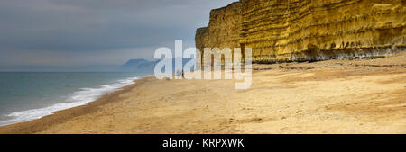 Burton Bradstock spiagge e scogliere Foto Stock