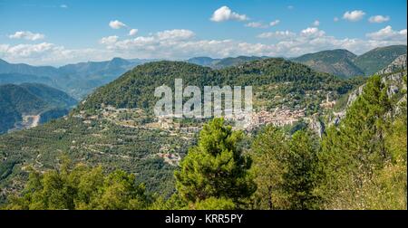 Morgon montagna delle Alpi Foto Stock