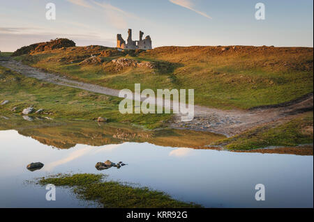 Il castello di Dunstanburgh Northumberland Foto Stock
