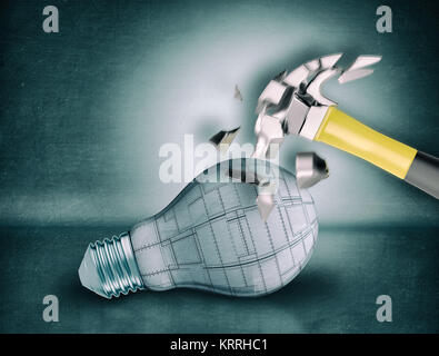 Concetto di forza Foto Stock